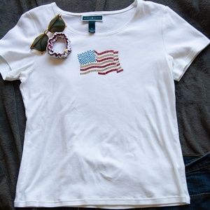 American Flag tee, medium